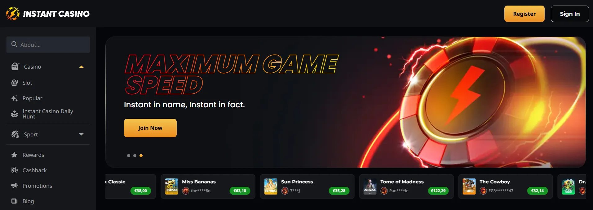 Instant Casino Instant Casino