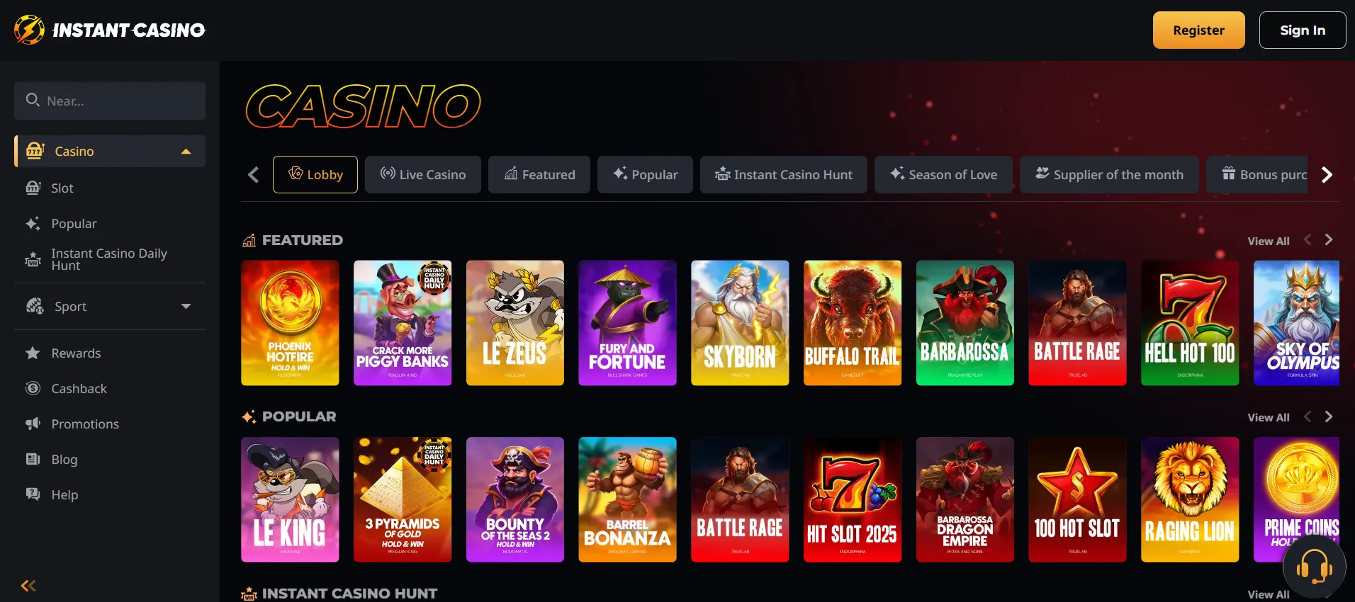 Instant Casino Instant Casino